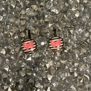 Authentic bow handmade Romanian earrings